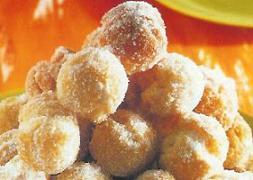 Bombas de arroz y queso