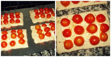 Tartaletas de tomate y queso