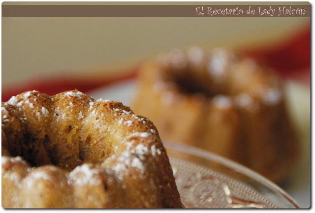 Mini Bundt Cakes de Calabaza Especiados
