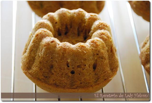 Mini Bundt Cakes de Calabaza Especiados