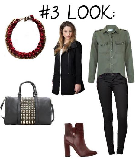 How To Wear: Burgundy necklace.