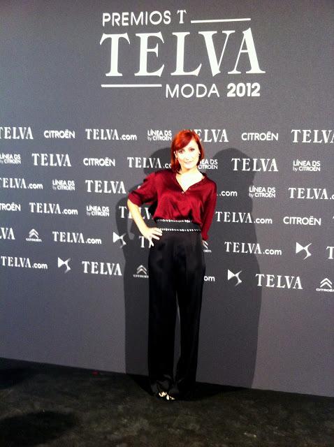En los premios T de moda de Telva!!