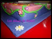 Tarta con oblea en la 