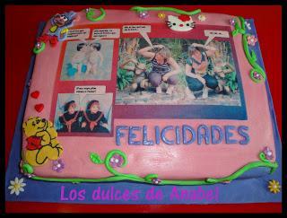 Tarta con oblea en la 