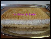 Tarta Milhojas de crema y nata