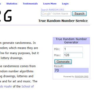 Resultado sorteo 600 seguidores