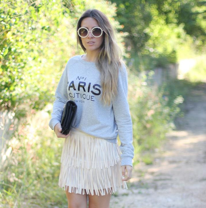 Ideas de look con sudadera bloguera de moda