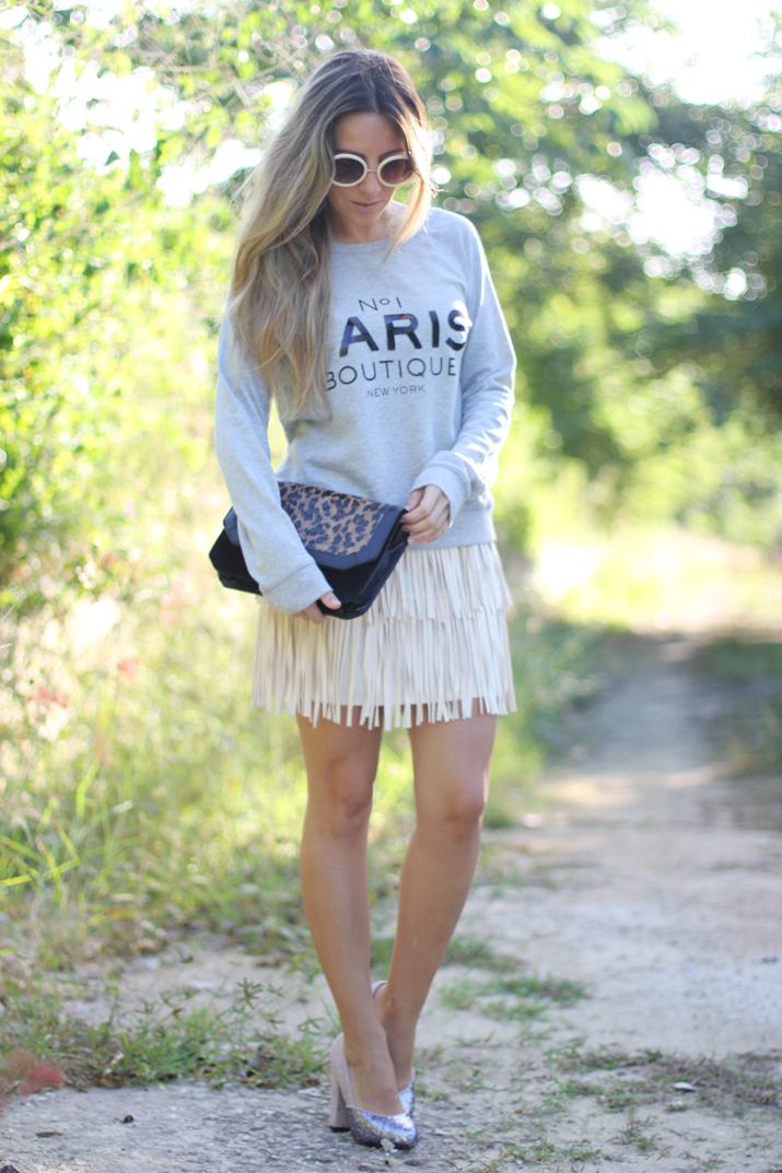 Cómo llevar unos zapatos glitter