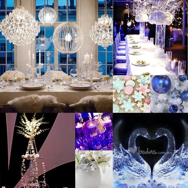 Decorar un evento en invierno