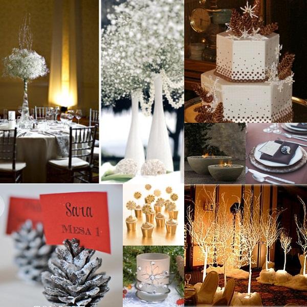 Decorar un evento en invierno