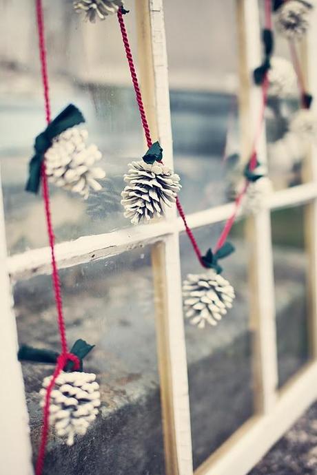 Me gustan las piñas para decorar!