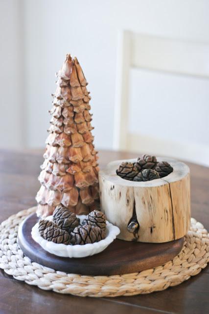 Me gustan las piñas para decorar!