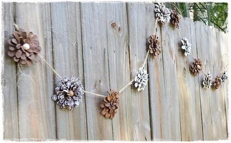 Me gustan las piñas para decorar!