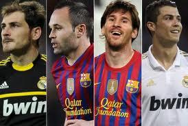 Candidatos al equipo ideal de la UEFA 2012