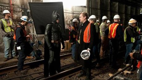 Rodando la pelea entre Bane y Batman