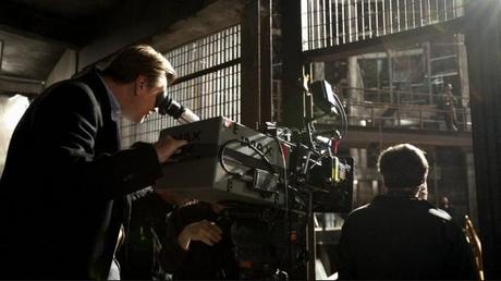 Rodando la pelea entre Bane y Batman