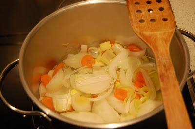 Crema de langostinos