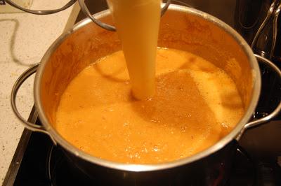 Crema de langostinos