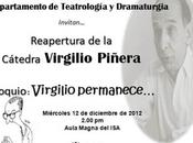 Invitación reapertura Cátedra Virgilio Piñera