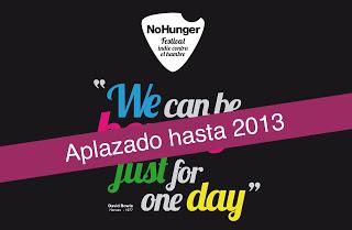 APLAZADO A 2013 EL CONCIERTO BENÉFICO NO HUNGER