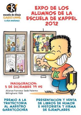 ESCUELA DE DIBUJO KAPPEL: Muestra de fin de año y presentación de historietas