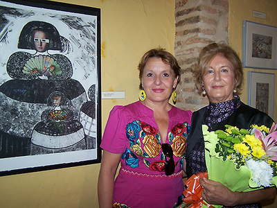 La pintora almadenense Sofia Reina expone en Madrid