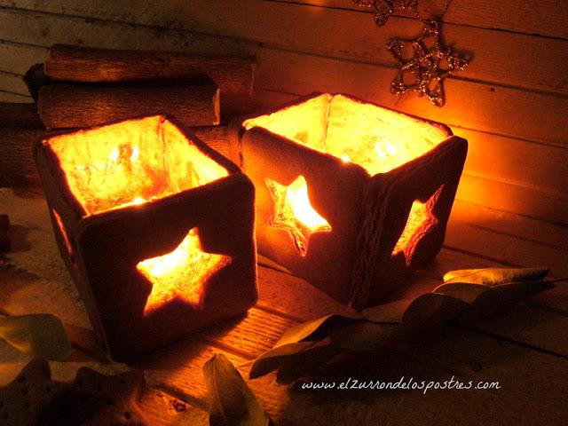 Galleta Porta Vela. DÍA 5 Calendario de Adviento'12