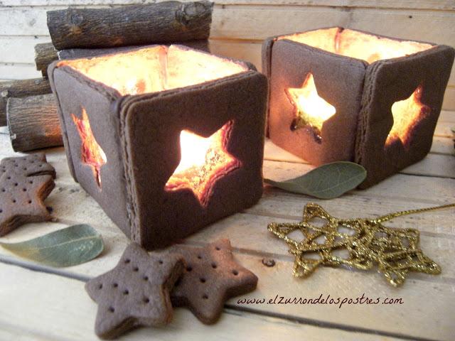 Galleta Porta Vela. DÍA 5 Calendario de Adviento'12