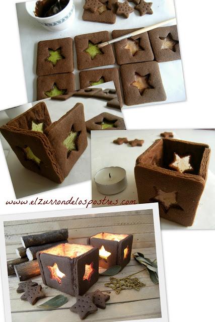 Galleta Porta Vela. DÍA 5 Calendario de Adviento'12