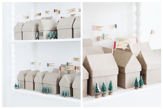 Decoración de Navidad en blanco