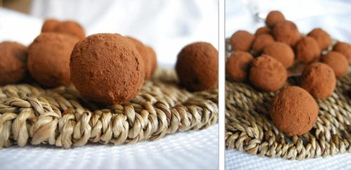 Trufas de calabaza especiadas