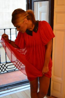 Un vestido rojo. Look Blancanieves.