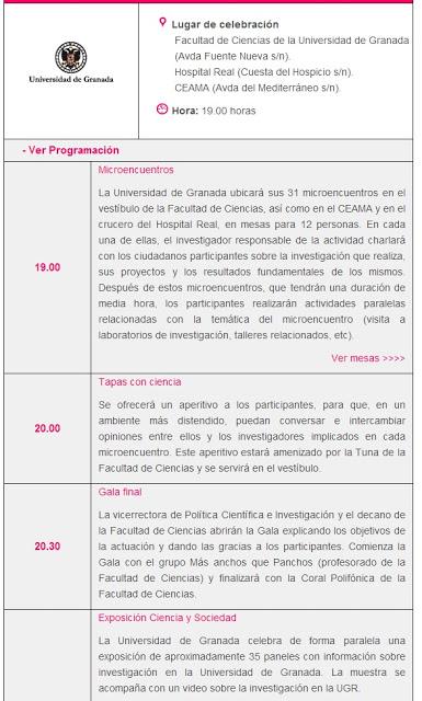 La noche de los investigadores en Granada