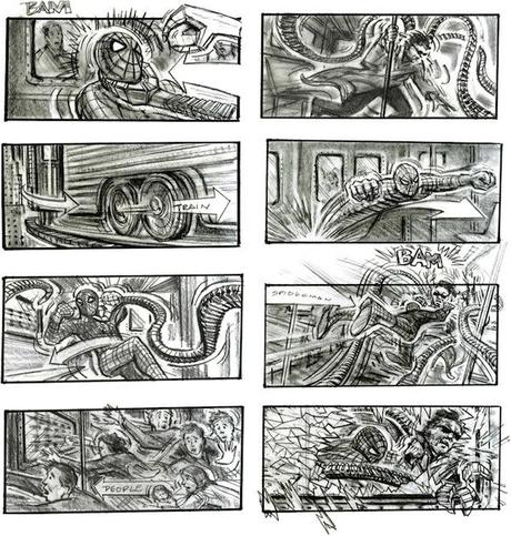 Los storyboards de tus películas favoritas