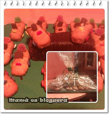 Coches con magdalenas