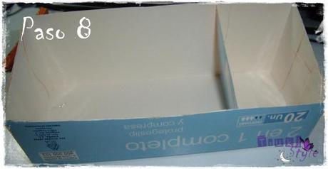 #DIY# convertir una caja de salva slips en un mini organizador de paletas