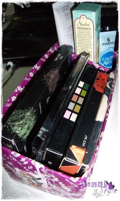 #DIY# convertir una caja de salva slips en un mini organizador de paletas