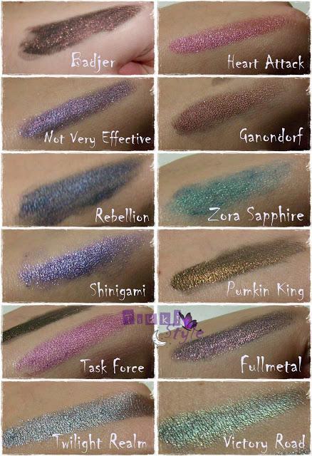 #Descubriendo# Shiro Cosmetics - Swatches y Review