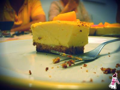 Cheesecake de duraznos (sin horno) para los cumples de verano!