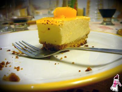Cheesecake de duraznos (sin horno) para los cumples de verano!