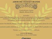 Tertulia poética: Amor ciudad grande