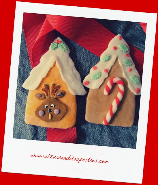 Galletas Casitas Navidad. DÍA 6 Calendario de Adviento'12