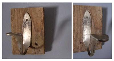 Hermosos elementos decorativos con el reciclaje de tenedores y cucharas