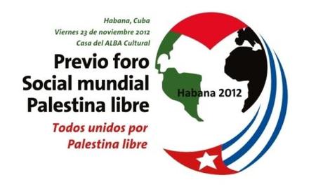 Mensaje de saludo desde Cuba al Foro Social Mundial Palestina Libre