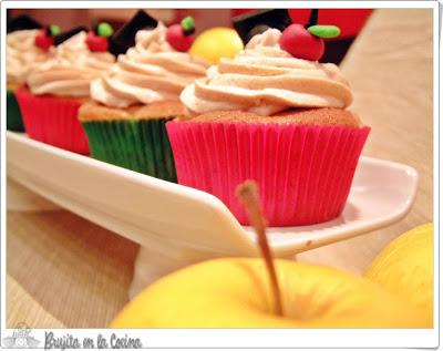 Cupcakes de Manzana y canela