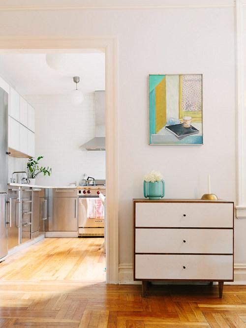 Una casa de estilo retro vintage auténtico