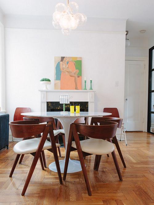 Una casa de estilo retro vintage auténtico