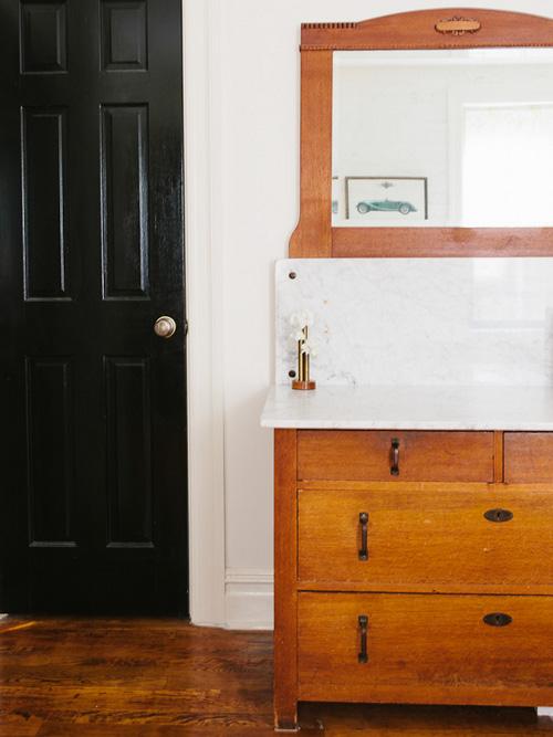 Una casa de estilo retro vintage auténtico