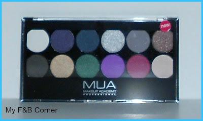 MUA Glamour Nights swatches