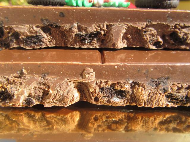 Turrón de chocolate y oreos